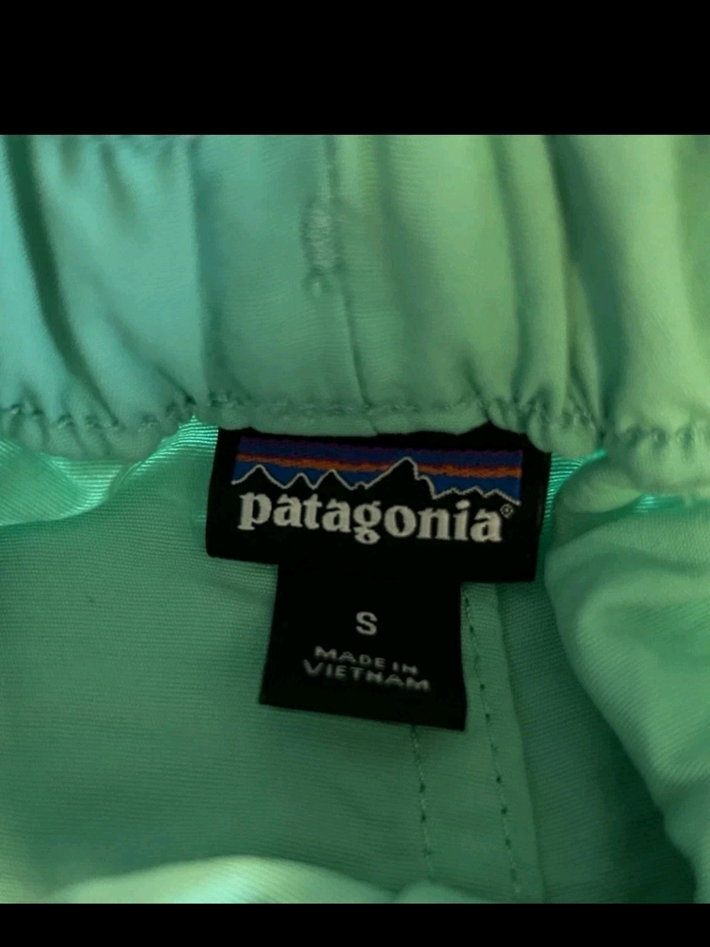 Patagonia Barely Baggies Shorts Women’s S Mint Green - Picture 3 of 3
